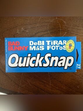 Bad Bunny x Fujifilm QuickSnap Debi Tirar Mas Fotos Disposable Camera Residency